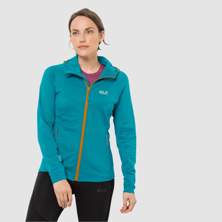 Jack Wolfskin Womens Hydro Grid Sports Jacket Dark Green 038614RWX